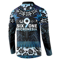 Micronesia FSM 691 Button Sweatshirt Respect Culture LT05 - Polynesian Pride