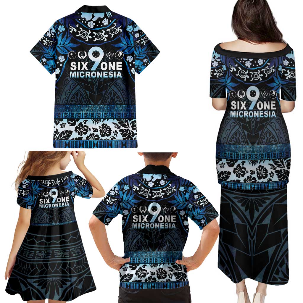 Micronesia FSM 691 Family Matching Puletasi and Hawaiian Shirt Respect Culture LT05 - Polynesian Pride