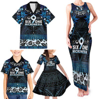 Micronesia FSM 691 Family Matching Tank Maxi Dress and Hawaiian Shirt Respect Culture LT05 - Polynesian Pride
