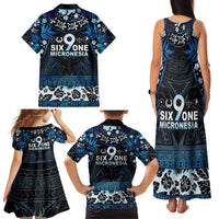 Micronesia FSM 691 Family Matching Tank Maxi Dress and Hawaiian Shirt Respect Culture LT05 - Polynesian Pride