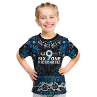 Micronesia FSM 691 Kid T Shirt Respect Culture LT05 Blue - Polynesian Pride