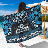 Micronesia FSM 691 Sarong Respect Culture LT05 One Size 44 x 66 inches Blue - Polynesian Pride