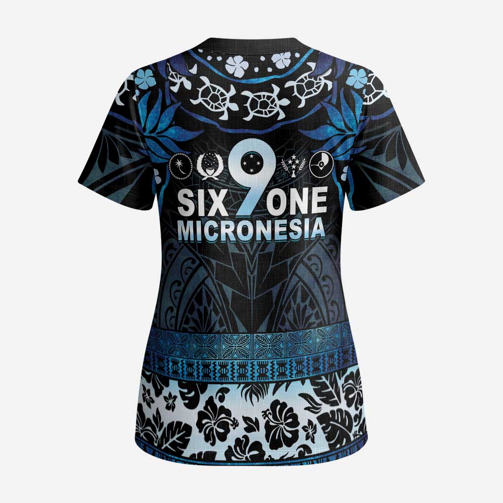 Micronesia FSM 691 Scrub Top Respect Culture - Polynesian Pride