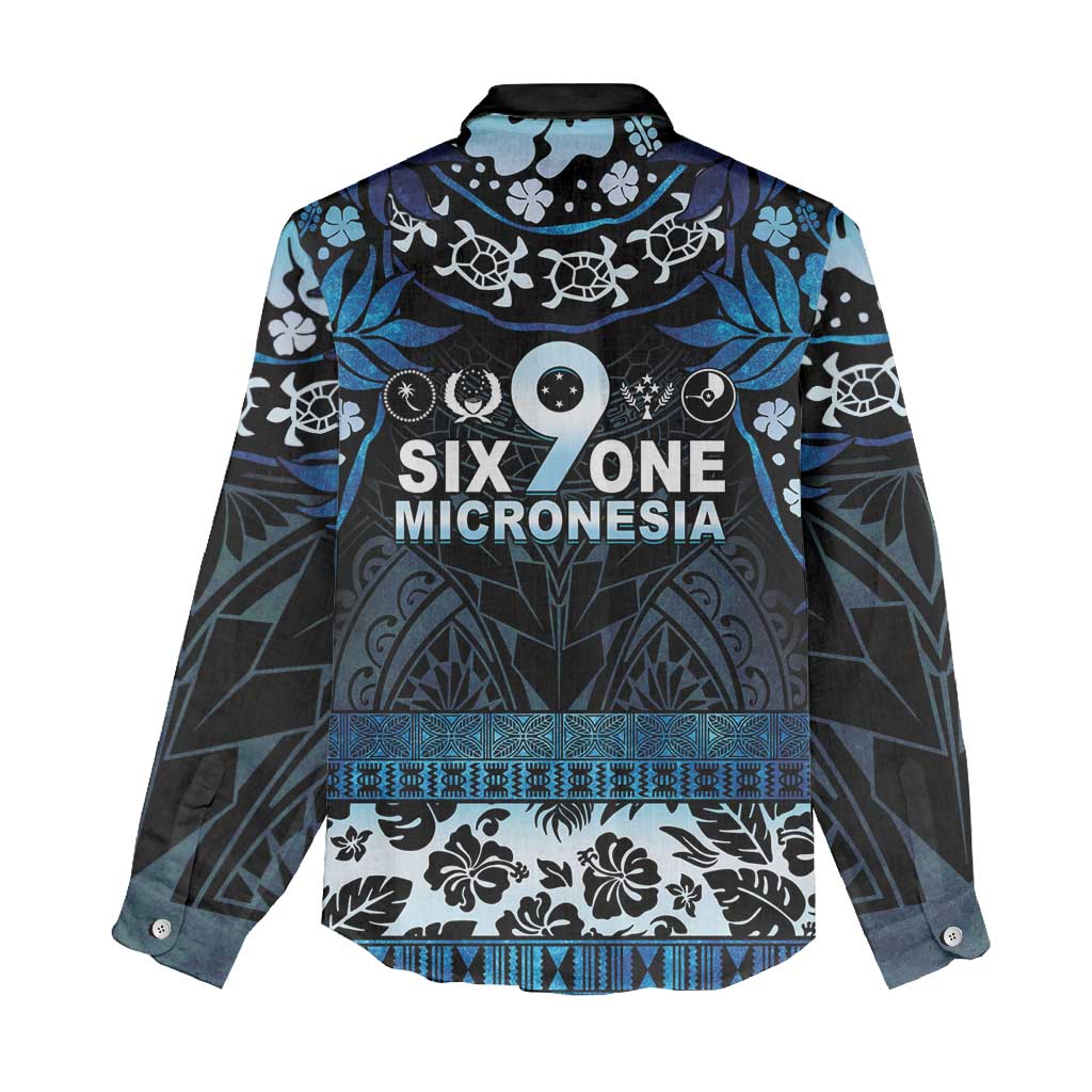 Micronesia FSM 691 Women Casual Shirt Respect Culture LT05 - Polynesian Pride