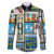 FSM Micronesia Culture Family Matching Off Shoulder Short Dress and Hawaiian Shirt