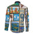 FSM Micronesia Culture Family Matching Off Shoulder Short Dress and Hawaiian Shirt