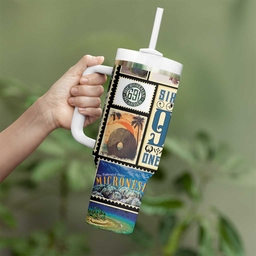 FSM Micronesia Culture Tumbler With Handle LT05 - Polynesian Pride