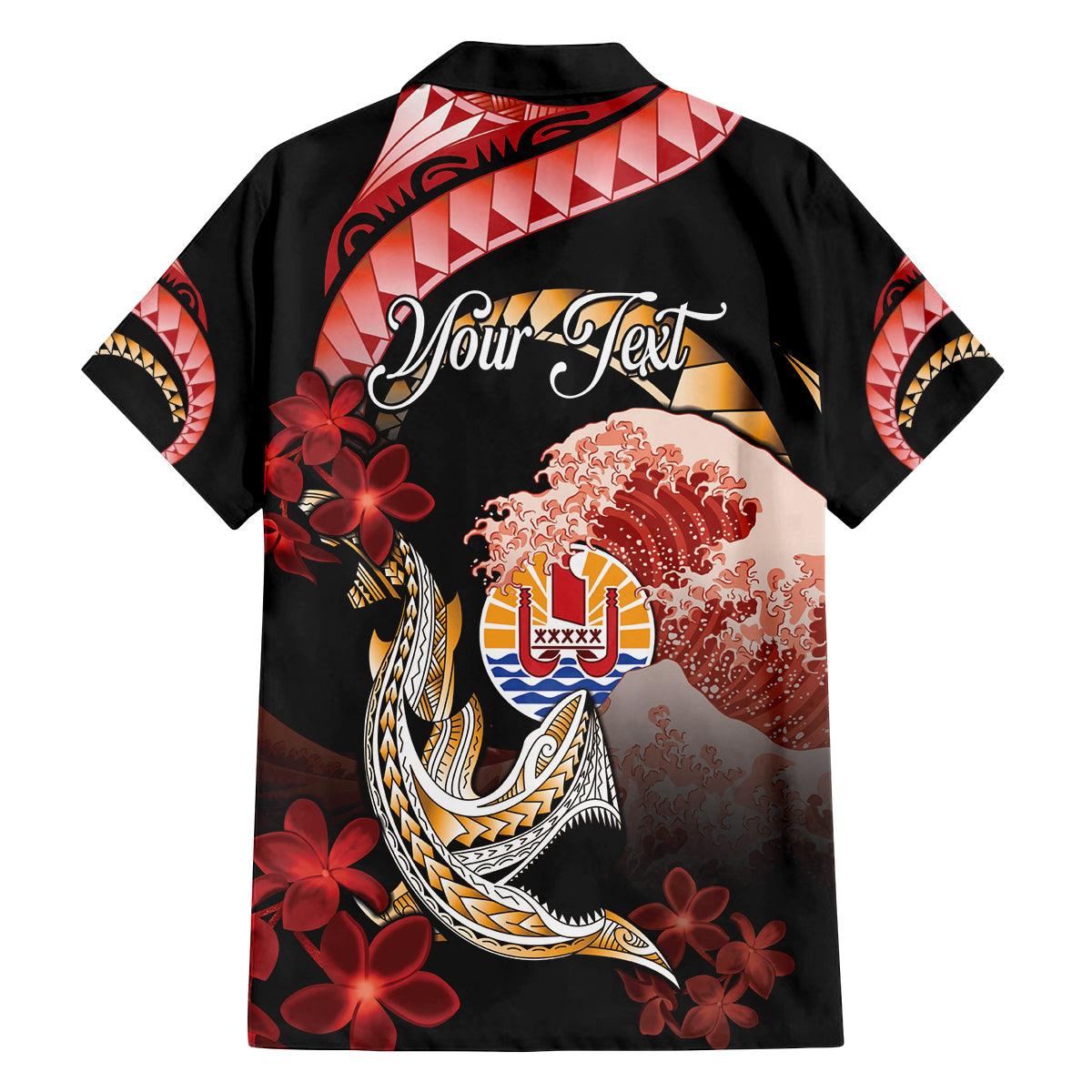 Personalised French Polynesia Victory Day Family Matching Puletasi and Hawaiian Shirt Polynesian Pattern Plumeria LT05 - Polynesian Pride