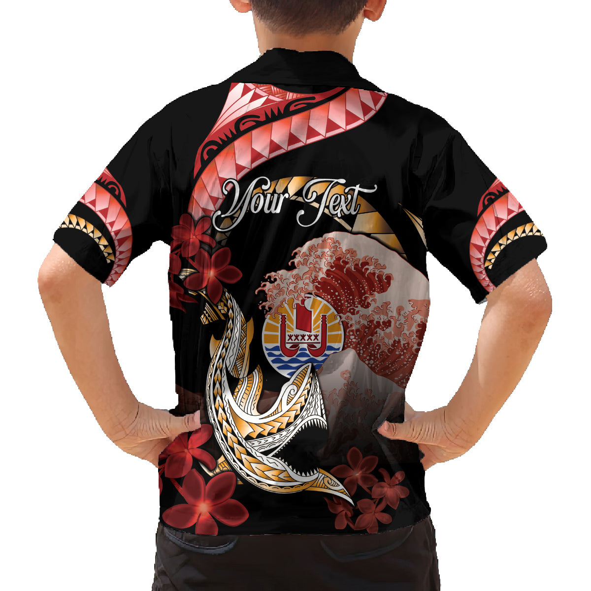 Personalised French Polynesia Victory Day Family Matching Summer Maxi Dress and Hawaiian Shirt Polynesian Pattern Plumeria LT05 - Polynesian Pride