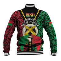 Vanuatu 46th Independence Day Baseball Jacket Long God Yumi Stanap Wild Boar LT05 - Polynesian Pride