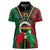 Vanuatu 44th Independence Day Women Polo Shirt Long God Yumi Stanap Wild Boar