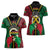 Vanuatu 44th Independence Day Women Polo Shirt Long God Yumi Stanap Wild Boar