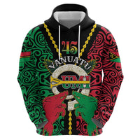 Vanuatu 45th Independence Day Zip Hoodie Long God Yumi Stanap Wild Boar LT05
