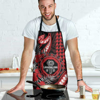 Hawaii Lahainaluna High School Apron Tribal Tattoo With Hibiscus Flowers LT05 - Polynesian Pride