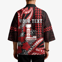 Personalized Hawaii Lahainaluna High School Kimono Tribal Tattoo With Hibiscus Flowers LT05 - Polynesian Pride