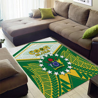 Cook Islands Ra o te Ui Ariki Area Rug Polynesian Pattern LT05 - Polynesian Pride