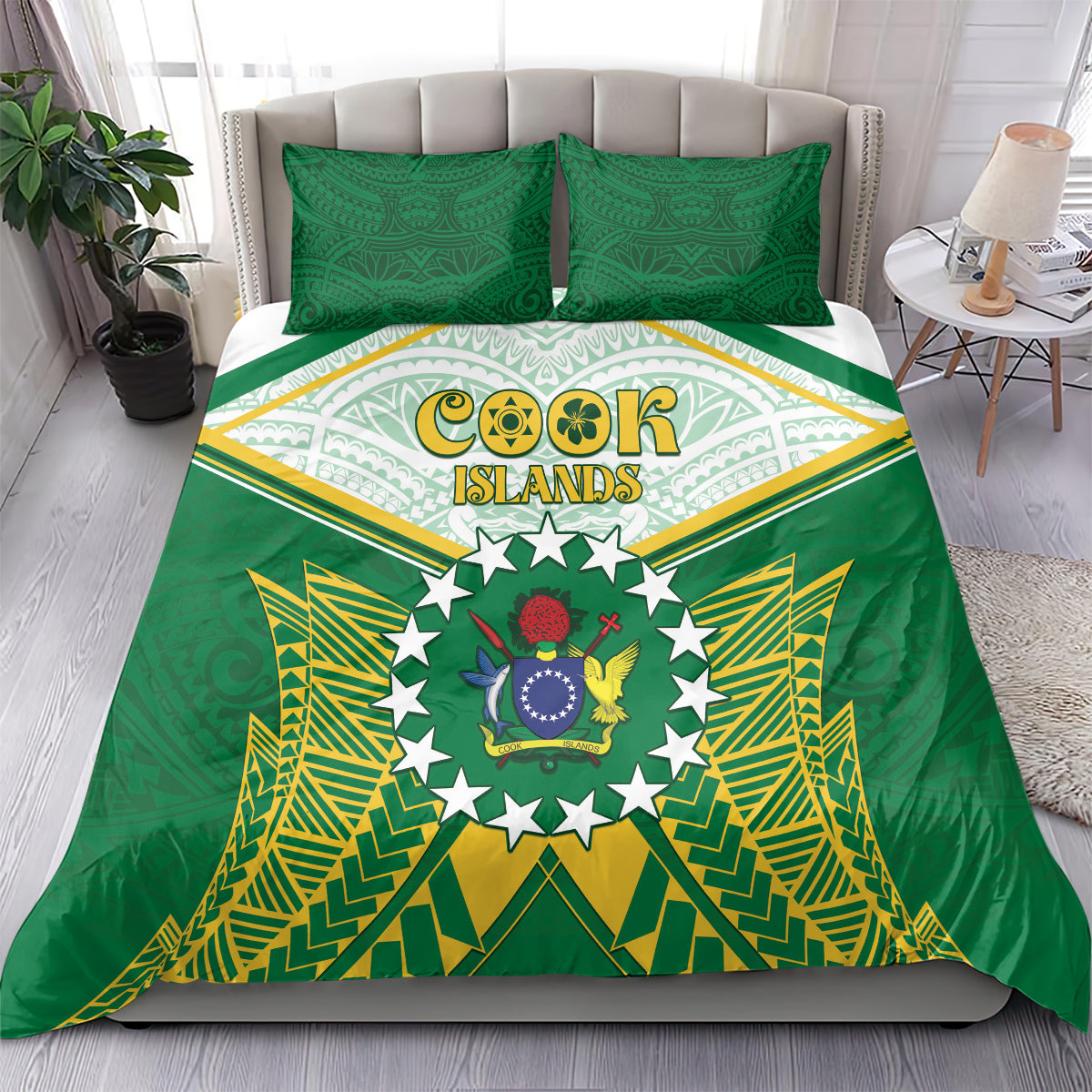 Cook Islands Ra o te Ui Ariki Bedding Set Polynesian Pattern LT05 - Polynesian Pride
