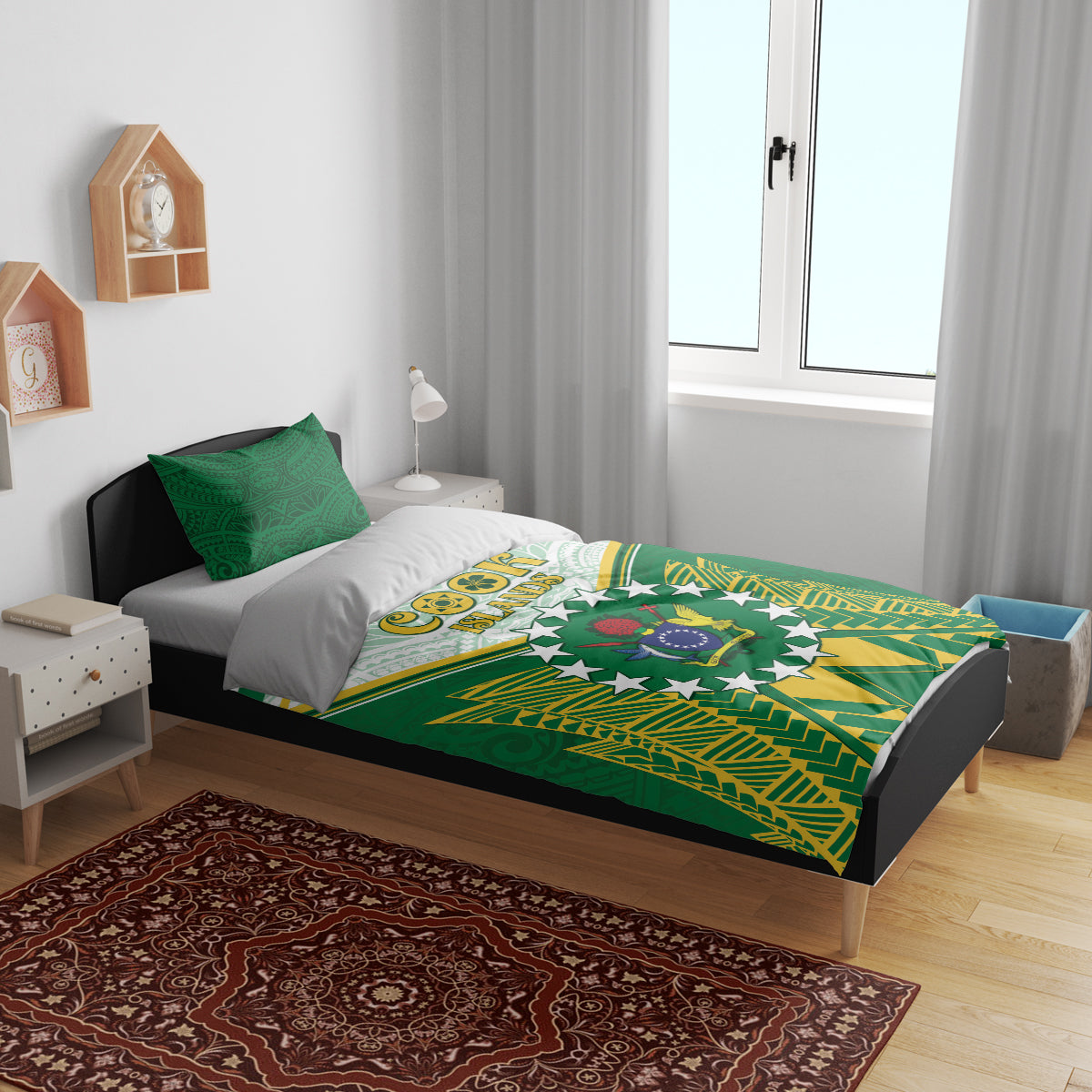 Cook Islands Ra o te Ui Ariki Bedding Set Polynesian Pattern LT05 - Polynesian Pride