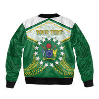 Personalised Cook Islands Ra o te Ui Ariki Bomber Jacket Polynesian Pattern LT05 - Polynesian Pride