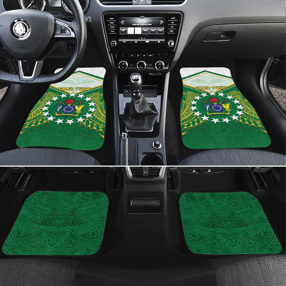 Cook Islands Ra o te Ui Ariki Car Mats Polynesian Pattern