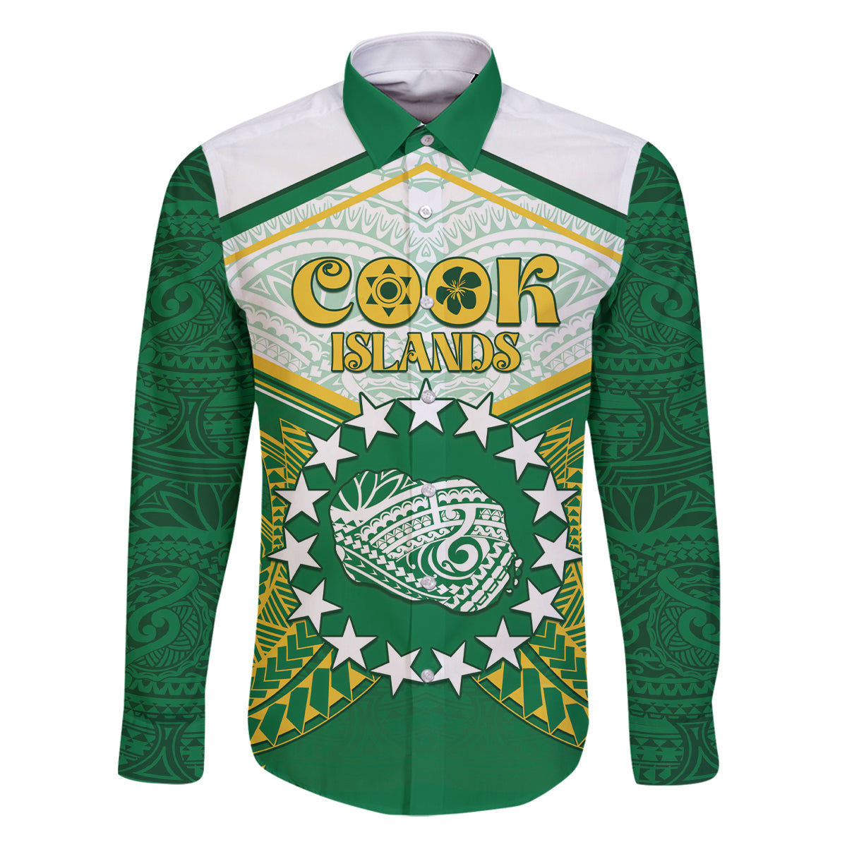 Personalised Cook Islands Ra o te Ui Ariki Family Matching Long Sleeve Bodycon Dress and Hawaiian Shirt Polynesian Pattern