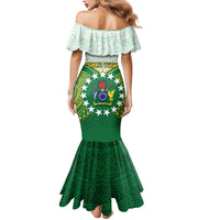 Personalised Cook Islands Ra o te Ui Ariki Family Matching Mermaid Dress and Hawaiian Shirt Polynesian Pattern LT05 - Polynesian Pride