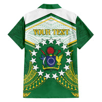 Personalised Cook Islands Ra o te Ui Ariki Family Matching Short Sleeve Bodycon Dress and Hawaiian Shirt Polynesian Pattern LT05 - Polynesian Pride