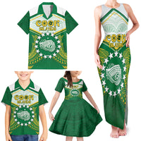 Personalised Cook Islands Ra o te Ui Ariki Family Matching Tank Maxi Dress and Hawaiian Shirt Polynesian Pattern LT05 - Polynesian Pride