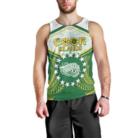 Personalised Cook Islands Ra o te Ui Ariki Men Tank Top Polynesian Pattern LT05 - Polynesian Pride