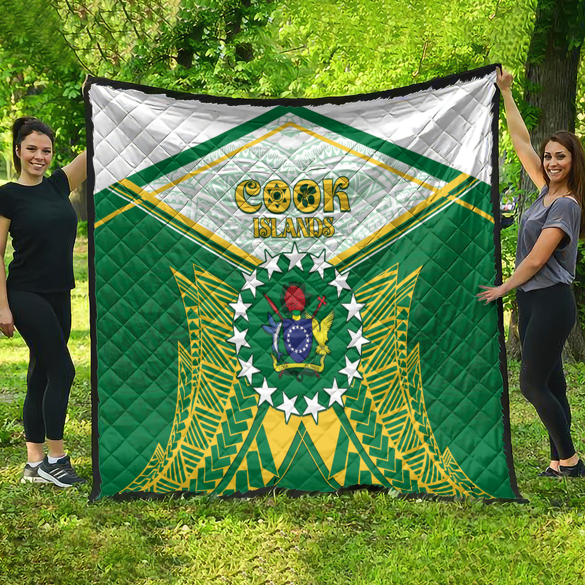 Cook Islands Ra o te Ui Ariki Quilt Polynesian Pattern LT05 - Polynesian Pride