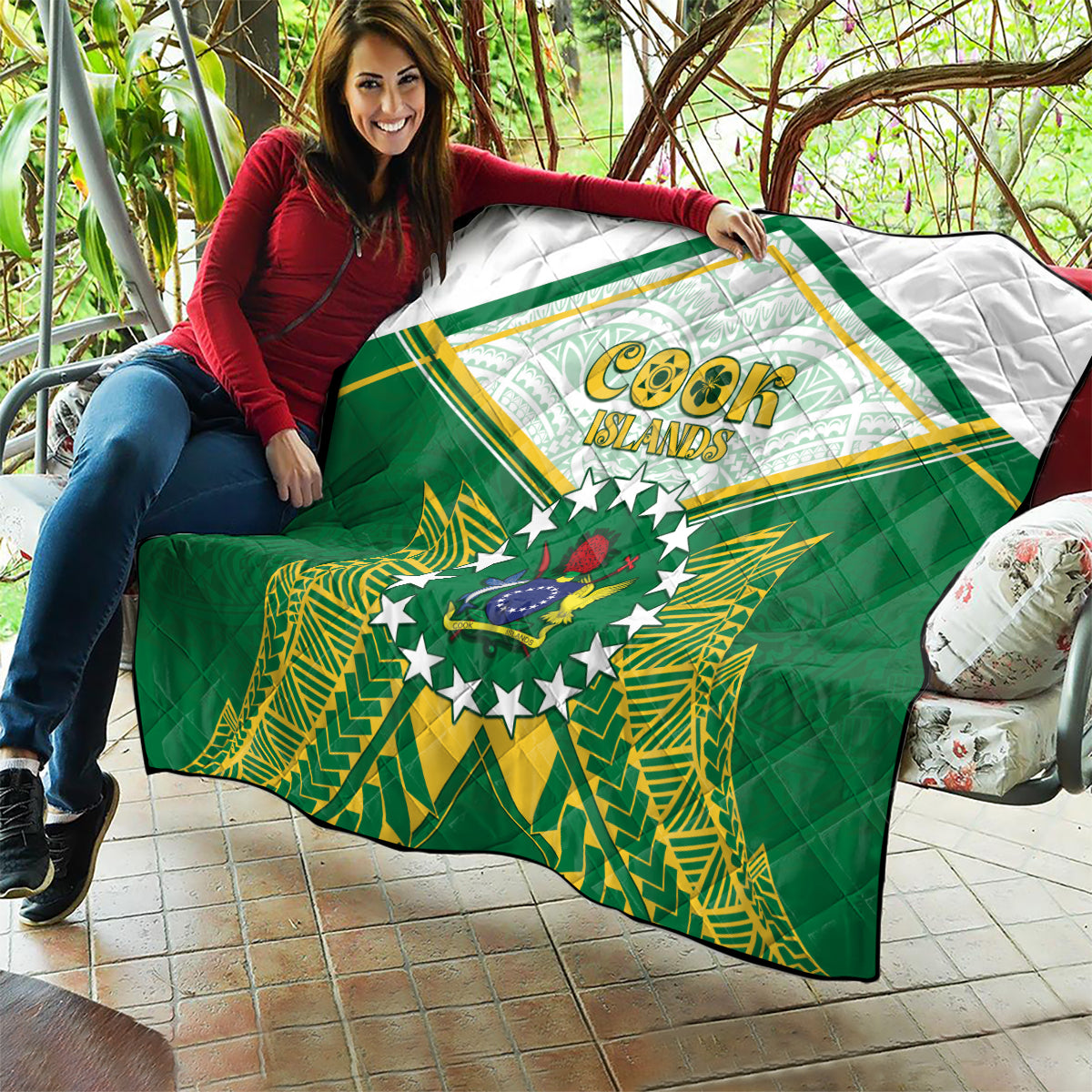 Cook Islands Ra o te Ui Ariki Quilt Polynesian Pattern LT05 - Polynesian Pride
