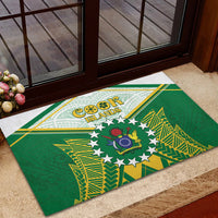 Cook Islands Ra o te Ui Ariki Rubber Doormat Polynesian Pattern LT05 - Polynesian Pride