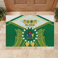 Cook Islands Ra o te Ui Ariki Rubber Doormat Polynesian Pattern LT05 - Polynesian Pride