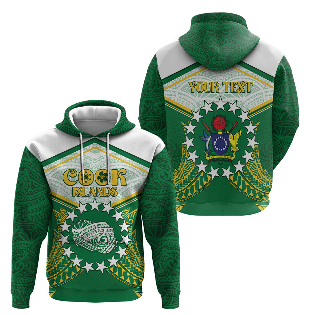 Personalised Cook Islands Ra o te Ui Ariki Zip Hoodie Polynesian Pattern