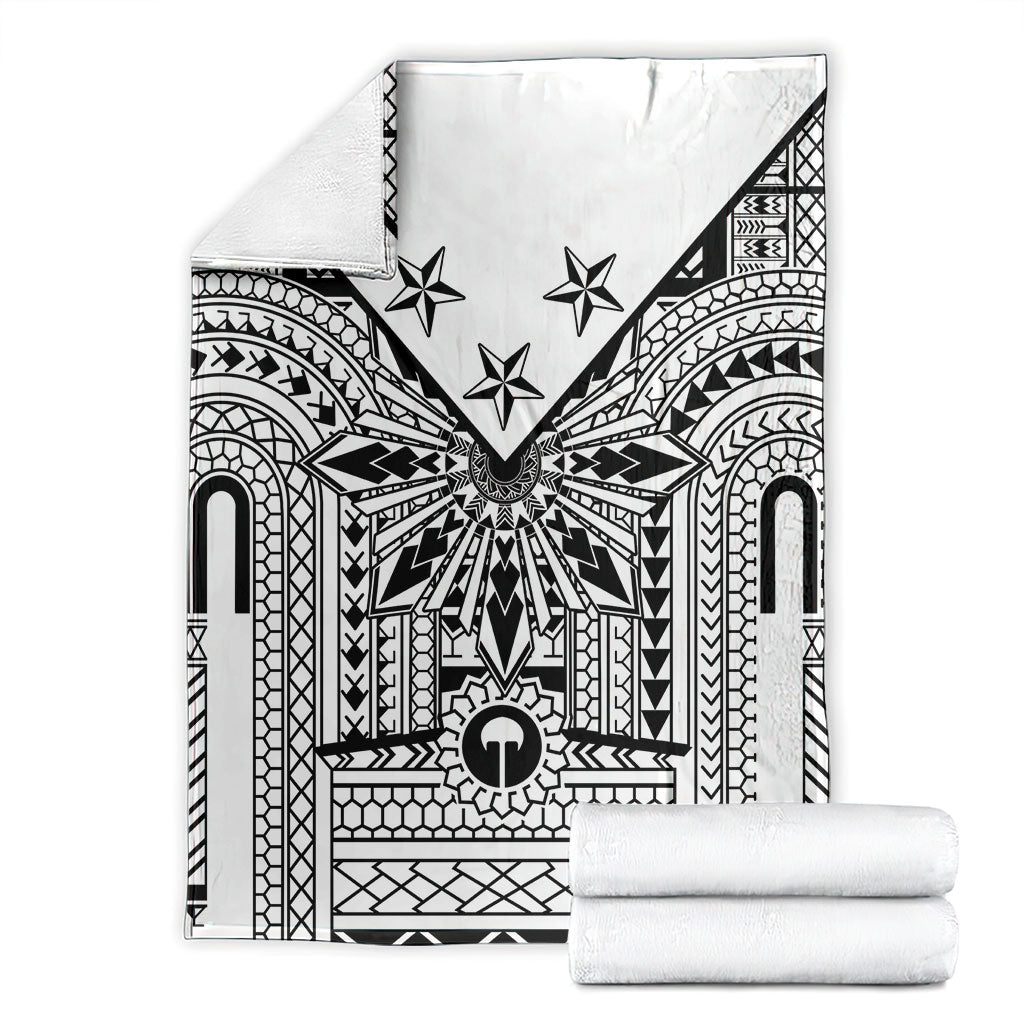 White Philippines Sun Star Blanket Igorot Tribal Inspiration