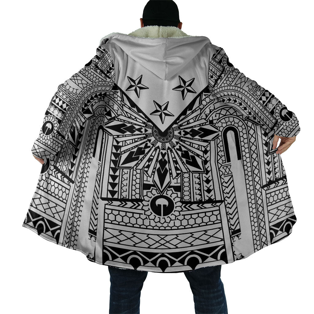White Philippines Sun Star Cloak Igorot Tribal Inspiration LT05 - Polynesian Pride