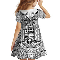 White Philippines Sun Star Family Matching Summer Maxi Dress and Hawaiian Shirt Igorot Tribal Inspiration LT05 - Polynesian Pride