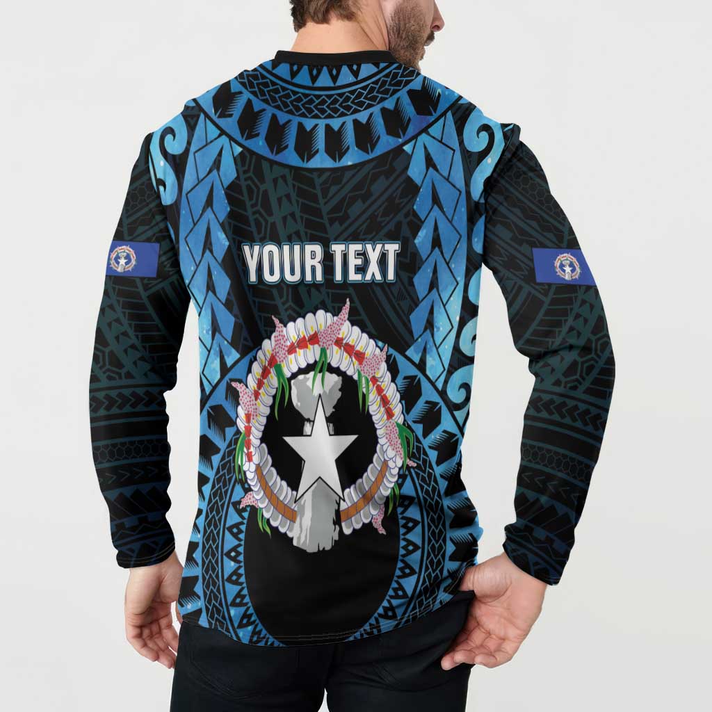 Personalized Northern Mariana Islands 78th Liberation Day Button Sweatshirt LT05 - Polynesian Pride