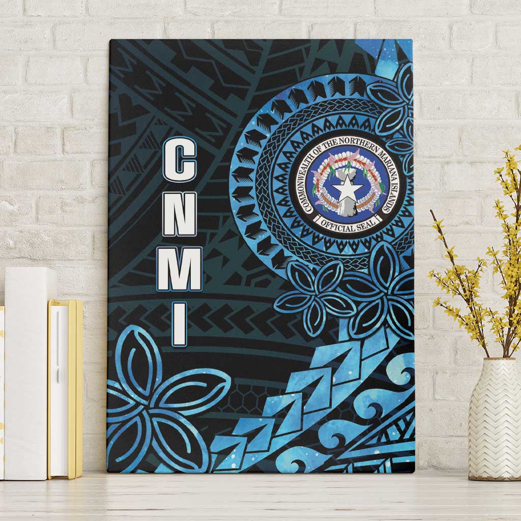 Northern Mariana Islands 78th Liberation Day Canvas Wall Art LT05 Without Frame Blue - Polynesian Pride