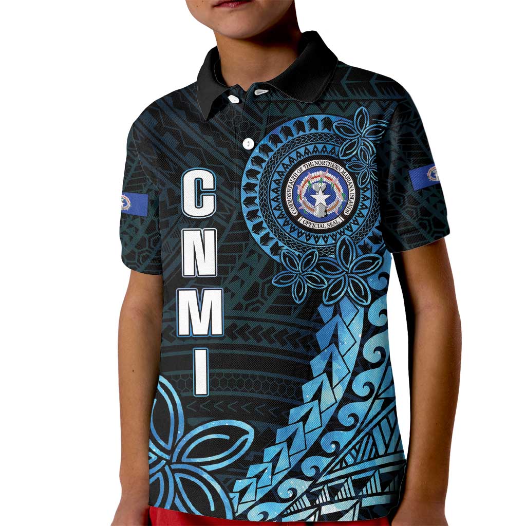 Personalized Northern Mariana Islands 78th Liberation Day Kid Polo Shirt LT05 Kid Blue - Polynesian Pride