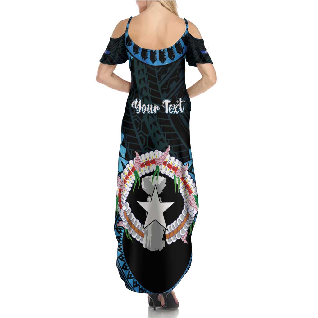 Personalized Northern Mariana Islands 78th Liberation Day Summer Maxi Dress LT05 - Polynesian Pride