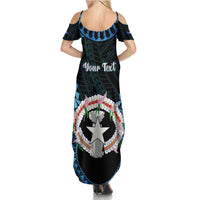 Personalized Northern Mariana Islands 78th Liberation Day Summer Maxi Dress LT05 - Polynesian Pride