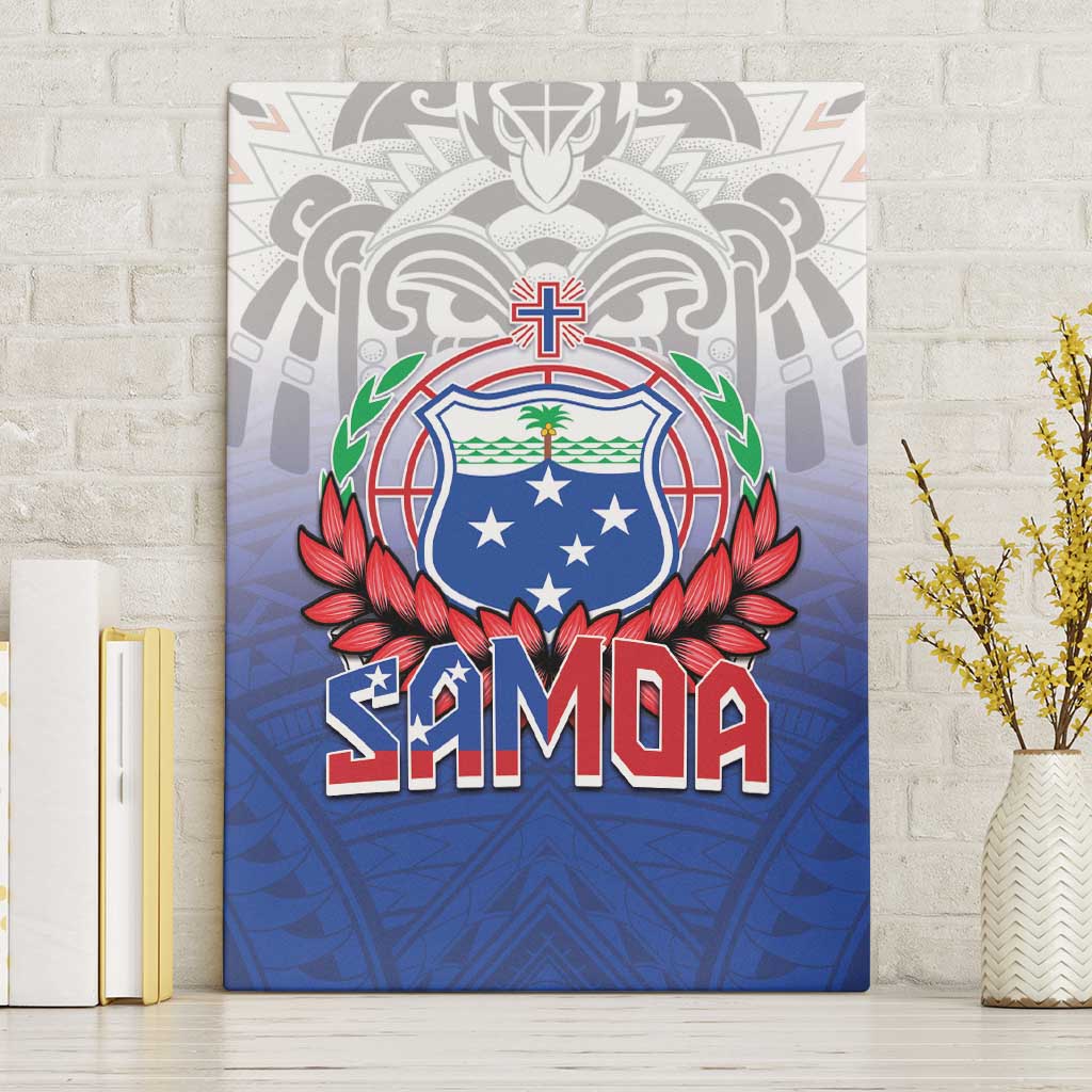 Samoa Rugby 2024 Pacific Canvas Wall Art Go Manu Samoa