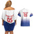 Custom Samoa Rugby 2024 Pacific Couples Matching Off Shoulder Short Dress and Hawaiian Shirt Go Manu Samoa