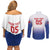 Custom Samoa Rugby 2024 Pacific Couples Matching Off Shoulder Short Dress and Long Sleeve Button Shirt Go Manu Samoa