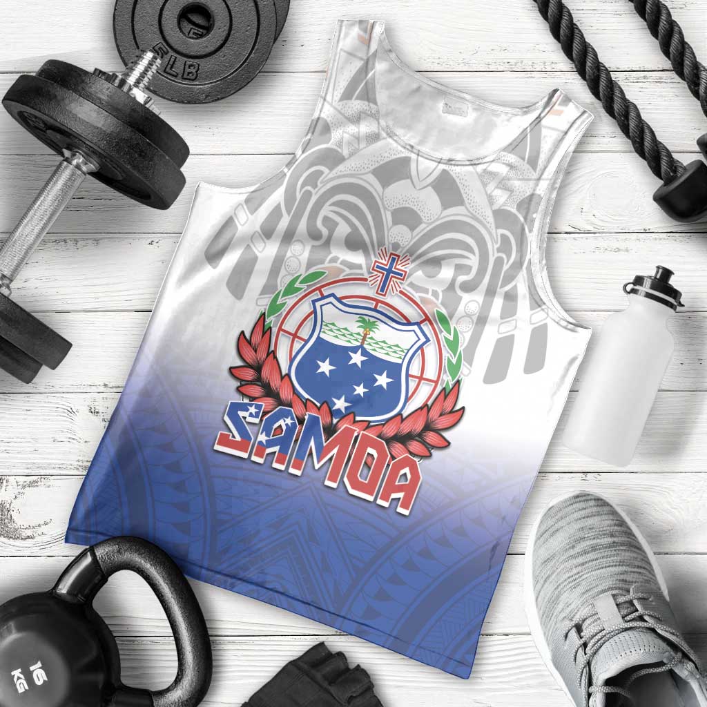 Custom Samoa Rugby 2024 Pacific Men Tank Top Go Manu Samoa