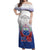 Custom Samoa Rugby 2024 Pacific Off Shoulder Maxi Dress Go Manu Samoa