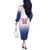 Custom Samoa Rugby 2024 Pacific Off The Shoulder Long Sleeve Dress Go Manu Samoa