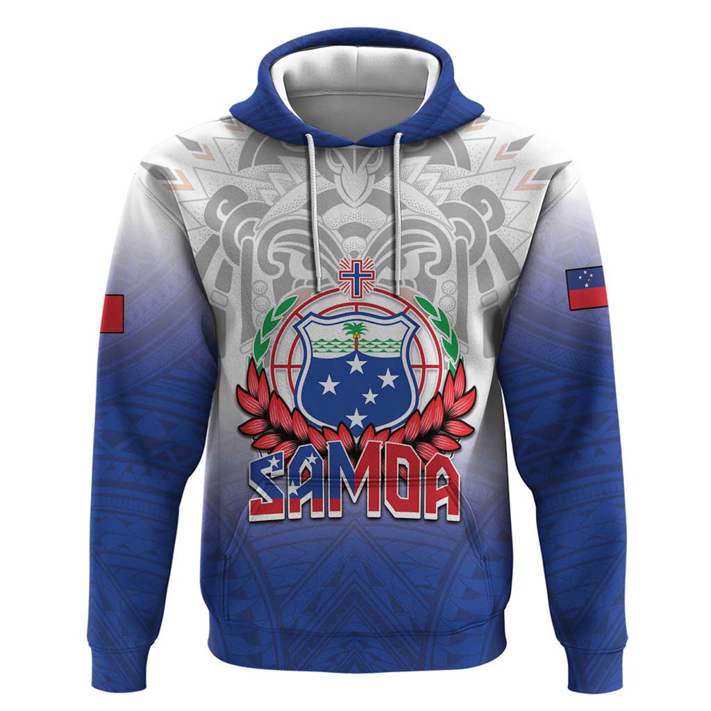 Custom Samoa Rugby 2024 Pacific Zip Hoodie Go Manu Samoa