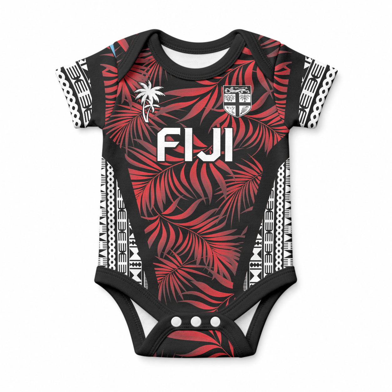 Custom Flying Fijians Rugby 2024 Pacific Baby Onesie Go Fiji